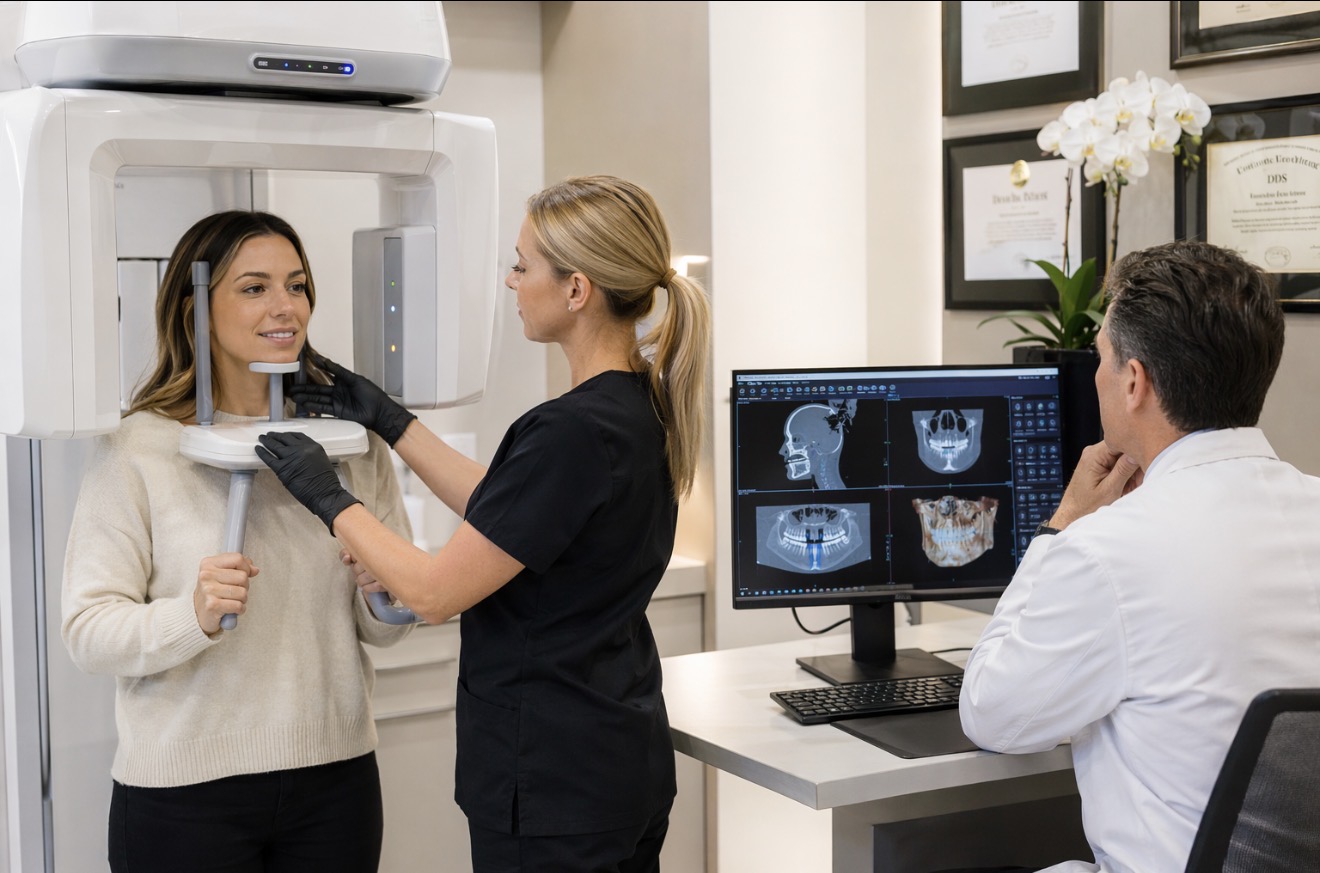 Luxury cosmetic dental smile design consultation